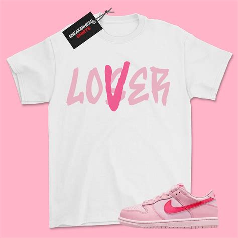 Lover Dunk Low Triple Pink Dh9765 600 Matching Sneaker Shirt Etsy