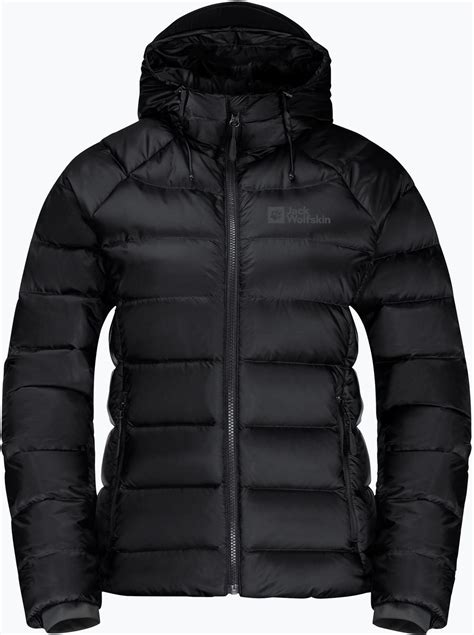 Jack Wolfskin Kurtka Puchowa Damska Nebelhorn Down Hoody Czarna