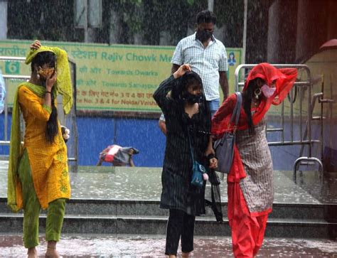 Showers Bring Relief To Delhi Ncr Imd Predicts Heavy Intensity Rain