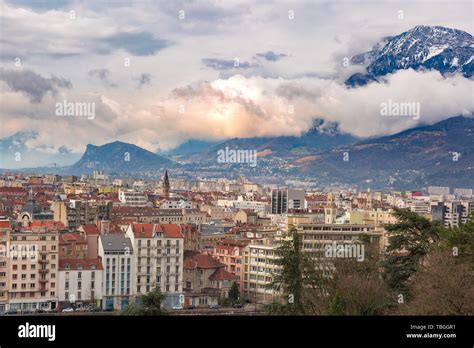 Panorama Old Town of Grenoble, France Stock Photo - Alamy