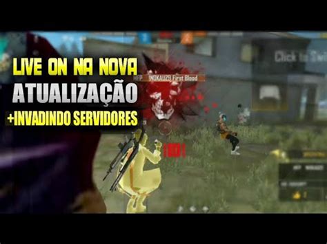 FREEFIRE AO VIVO NOVA ATT RUMO AO MESTRE CS YouTube