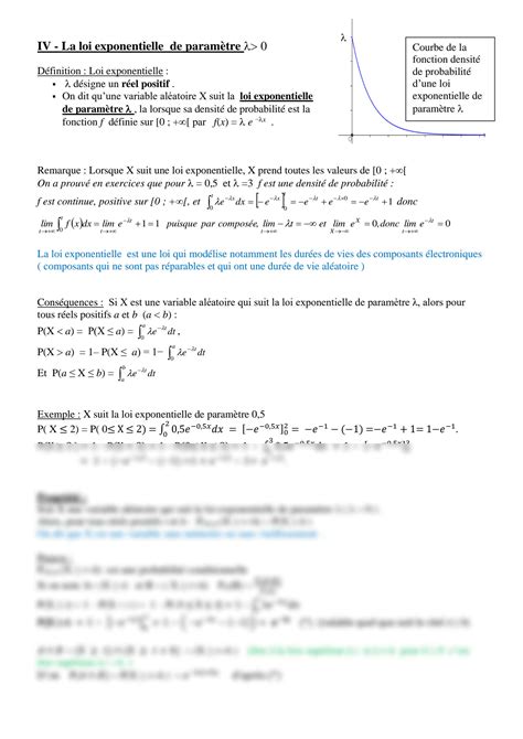 Solution Probabilit S Loi Exponentielle Cours Studypool