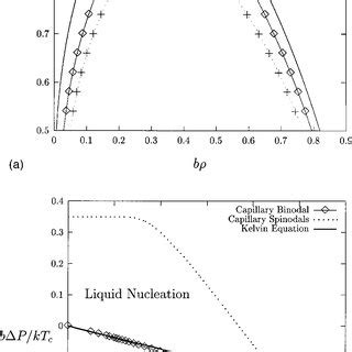 A Phase Diagram In The Temperature Density Plane For A Van Der Waals