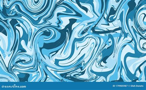 Pixlith Abstract Liquid Blue Wallpaper