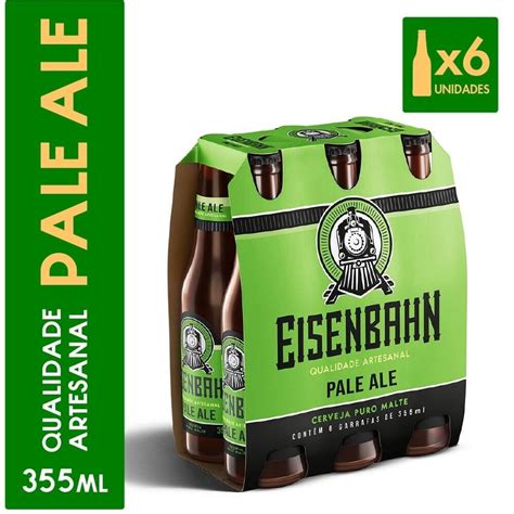 Cerveja Eisenbahn Ipa Long Neck Ml Pack Unidades