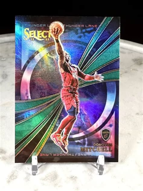 Panini Select Thunder Lane Prixm Vert Donovan Mitchell