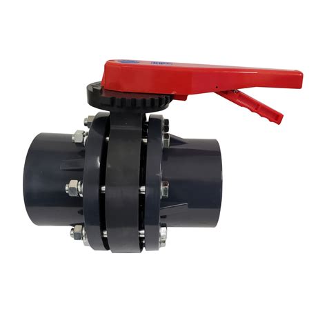 2 Schedule 80 Pvc Butterfly Valve Kit W Flanges And Hardware