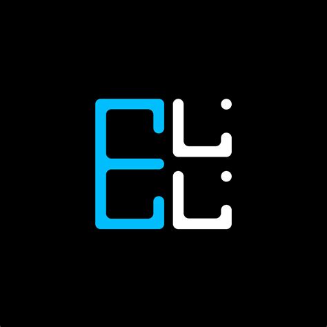 Ell Letter Logo Creative Design With Vector Graphic Ell Simple And