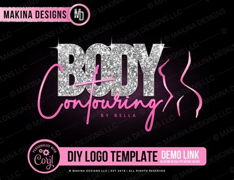 Body Sculpting Design Body Contouring Logo Body Spa Logo Etsy