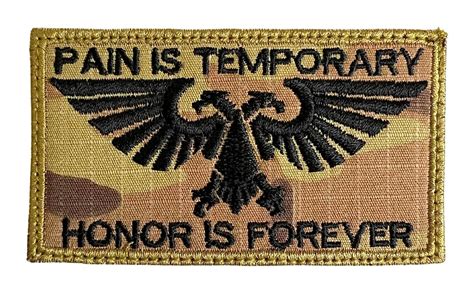 Warhammer 40k Aquila Pain Is Temporary Honor Is Forever Patch Ocp