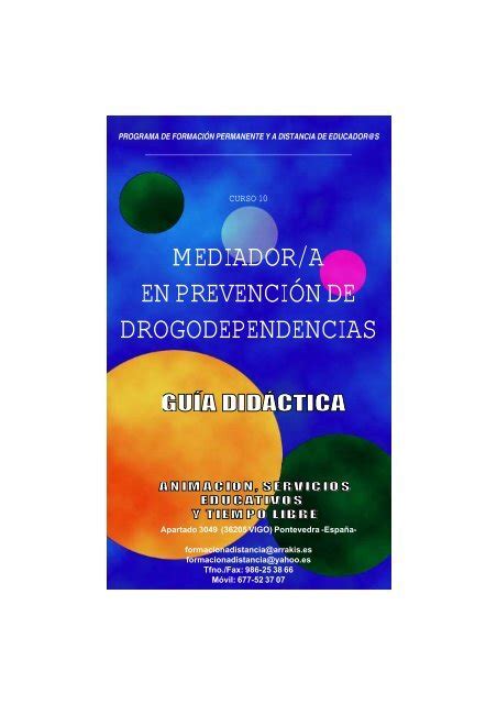 Curso Mediador En Drogodependencias Guia Didactica