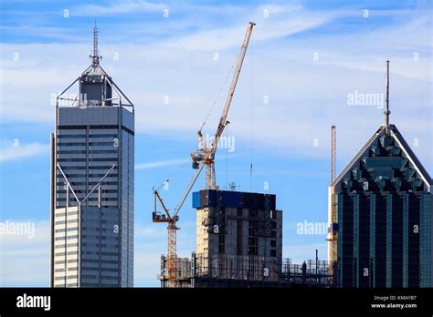 Perth City Skyline Stock Photo - Alamy