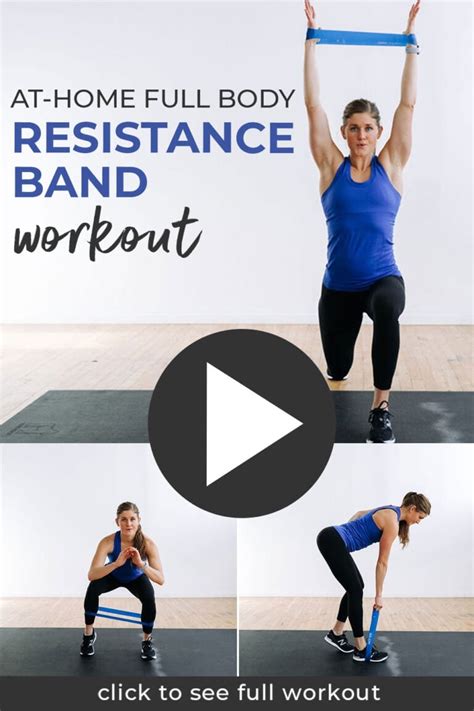 25 Minute Full Body Resistance Band Workout Video Nourish Move Love