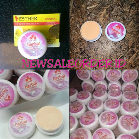 Jual Best Seller Cream Esther Herbal Moist Whitening Pearl Cream