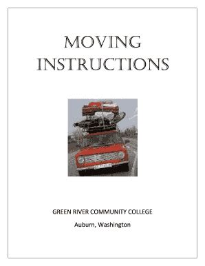 Fillable Online Gatornet Greenriver MOVING INSTRUCTIONS GREEN RIVER