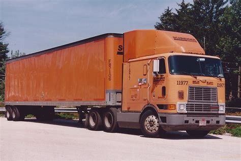 Schneider Ih Orange In Trucks Big Rig Trucks