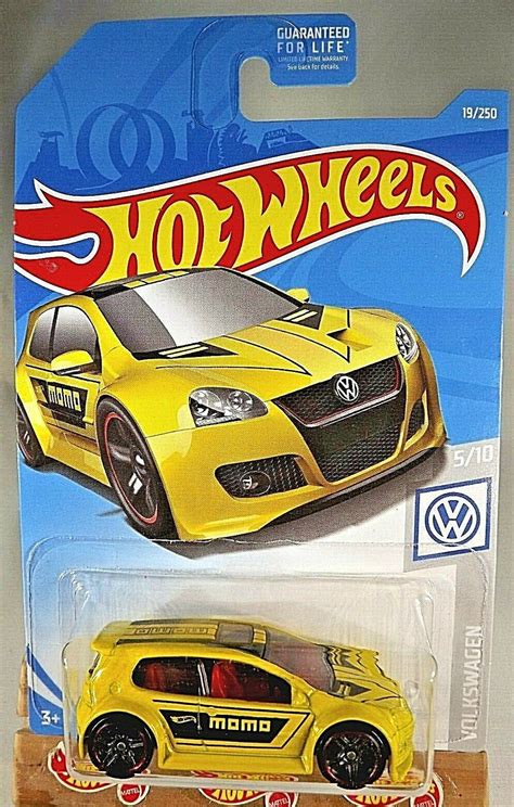 Hot Wheels Volkswagen Volkswagen Golf Gti Yellow Variant Momo Tampo Contemporary