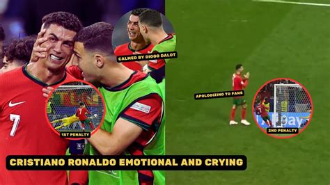 Cristiano Ronaldo Crying And Apologize To Fans After Missed Penalty For