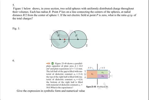 Solved Figure Below Shows In Cross Section Two Solid Chegg