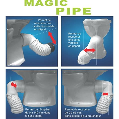 Pipe Wc Coud E Et Extensible Magic Pipe Legallais