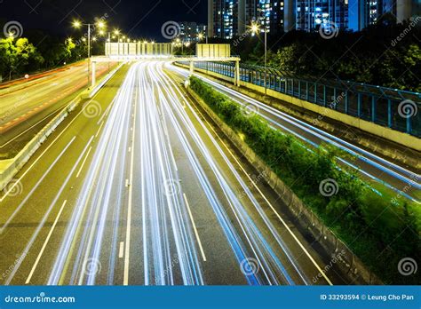 Busy traffic on highway stock photo. Image of movement - 33293594