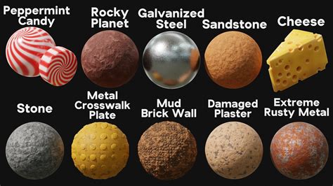 Artstation Blender Procedural Material Pack 5 Resources