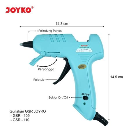 Joyko Glue Gun GG 853 20 Watt Pastel Color SInar Mega Store