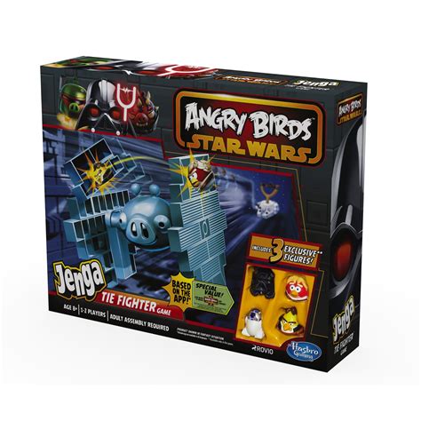 Angry Birds Star Wars Jenga Tie Fighter Game - ToysPlus