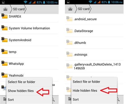 Learn New Things How To Hide Videos Images Folders In Android Phone