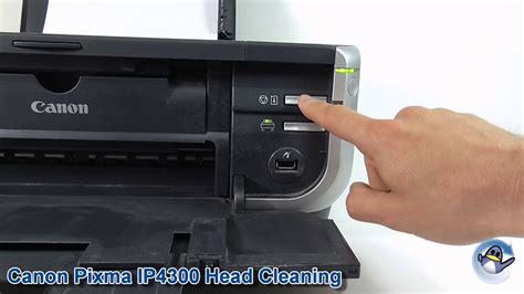 How To Do A Nozzle Cleaning Cycle On A Canon Pixma Ip4300 Printer Youtube