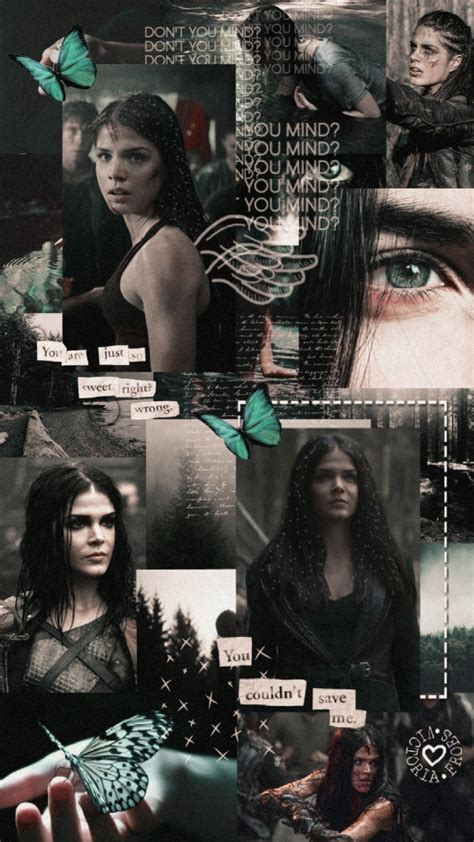 Lockscreen Wallpaper Octavia Blake The 100 Poster The 100 Show The 100