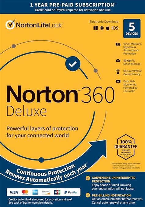 New Norton Deluxe Antivirus Software For Devices With Auto