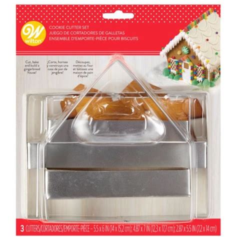 Gingerbread House Cutter Set Of Wilton Christmas Cookie Cutters