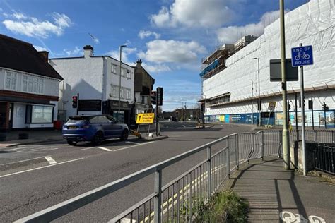 M25 Closure Latest Video From The Scene Of The Diversion Route Its