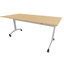 Table mobile rabattable rectangulaire FT12 160 x 80 cm piétement