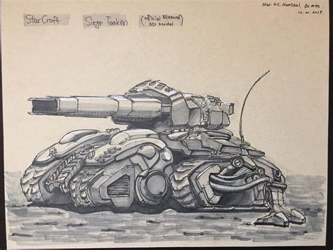 Starcraft 2 Siege Tank