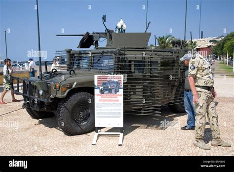 Humvee M1165 Vehicle Madeira Stock Photo Royalty Free Image