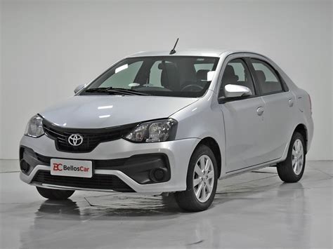 Toyota Etios X Plus Sedan Flex V P Mec Flex Portas C Mbio