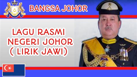 Lirik Lagu Bangsa Johor Lagu Johor Sumber Pengajaran Freddie Horton