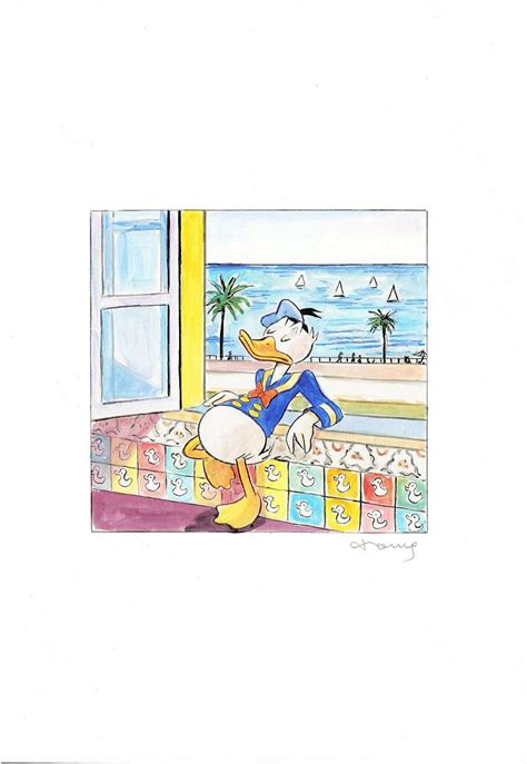 Donald Duck Inspired By Henri Matisse S Seated Woman Back Turned To