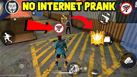 No Internet Prank In Lone Wolf 🥺samne आया Grandmaster Player 😱 Garena