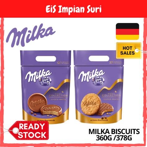 Ready Stock Milka Choco Grains Biscuit Collection 378g Milka