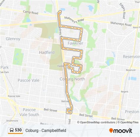 530 Route Schedules Stops Maps Coburg Updated