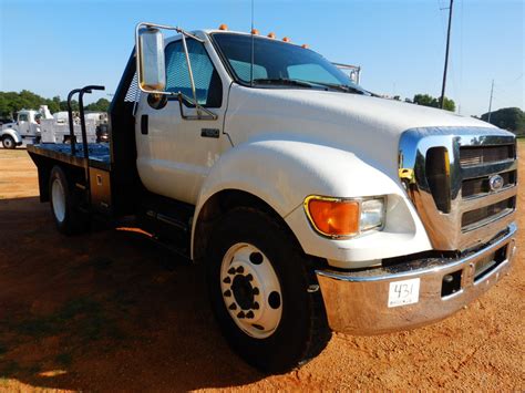 2006 Ford F650 Flatbed Truck Jm Wood Auction Company Inc