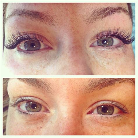 Before And After Individual Eyelash Extensions Silk Classic