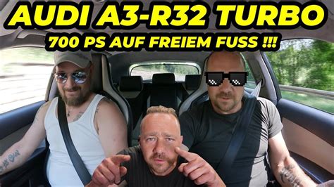 Turbo Gockel Audi A Turbo Ps Auf Freiem Fuss Youtube