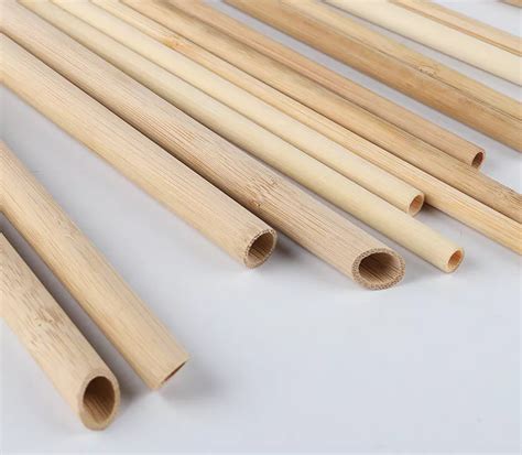 Customized Biodegradable Bamboo Fiber Straw Disposable Wholesale