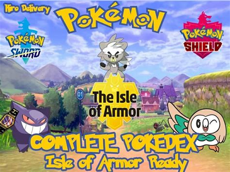 Pokemon Sword And Shield And Isle Of Armor Home Full Galar Pokedex Shiny