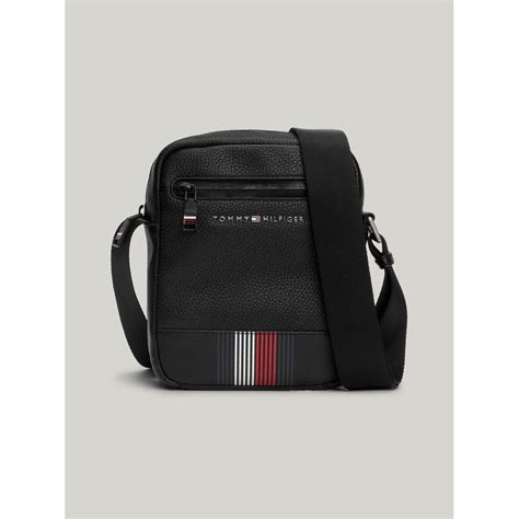 Tommy Hilfiger Transit Mini Reporter Bag Black Sportsdirect