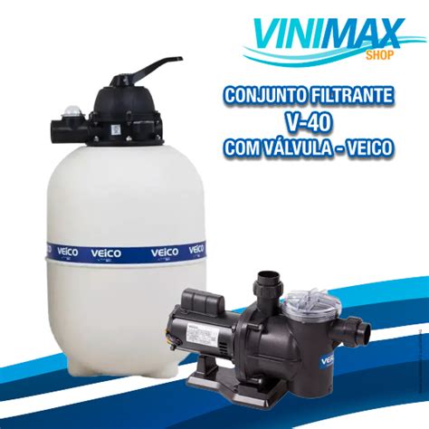 Vinimax Piscinas Conjunto Filtrante Para Piscinas De Até 42 Mil Litros